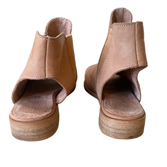 Musse & Cloud Ciara Tan Leather Open Toe Sandals - 7 / 7.5 - Picture 12 of 16